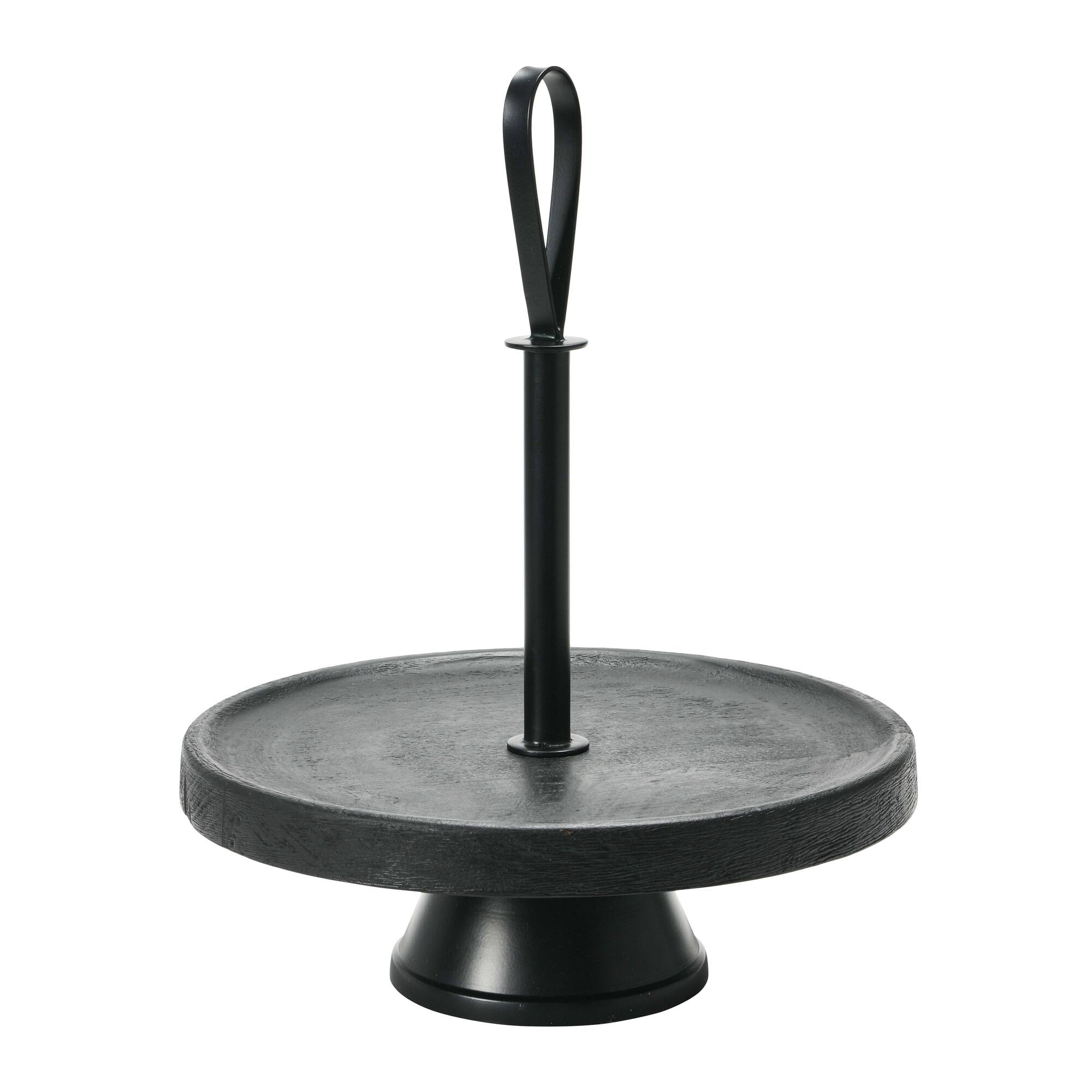 Hello Honey® 15" Black Elegant Modern Tray